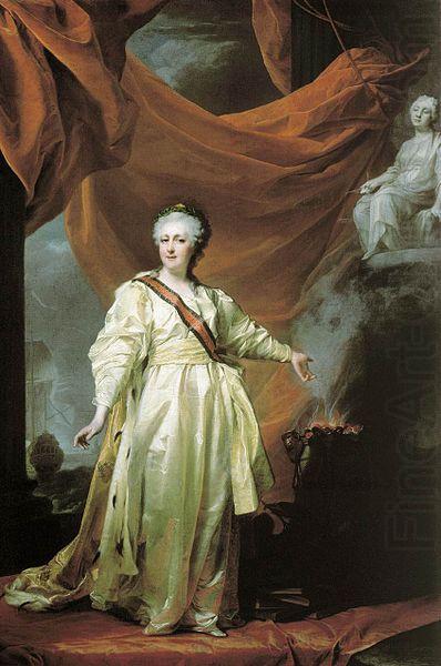 Portrait of Catherine II, Dimitri Levitzky